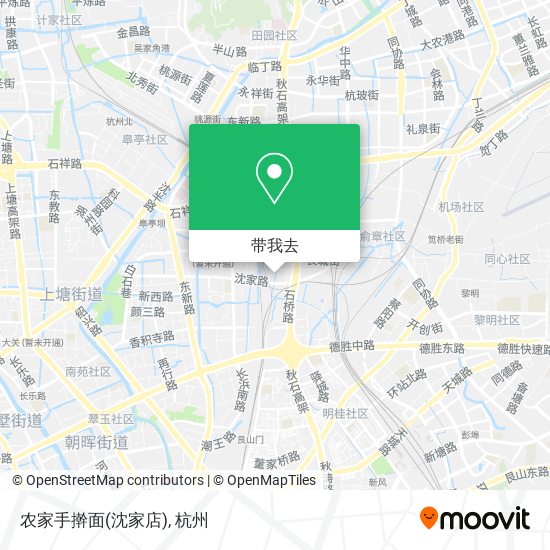 农家手擀面(沈家店)地图