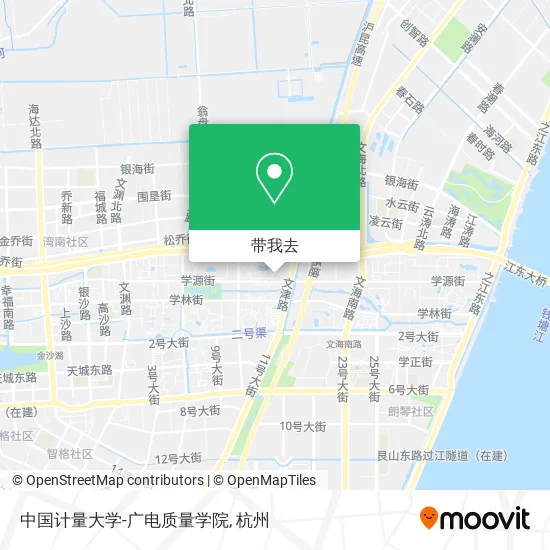 中国计量大学-广电质量学院地图