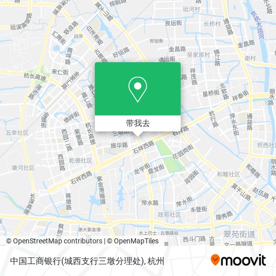中国工商银行(城西支行三墩分理处)地图
