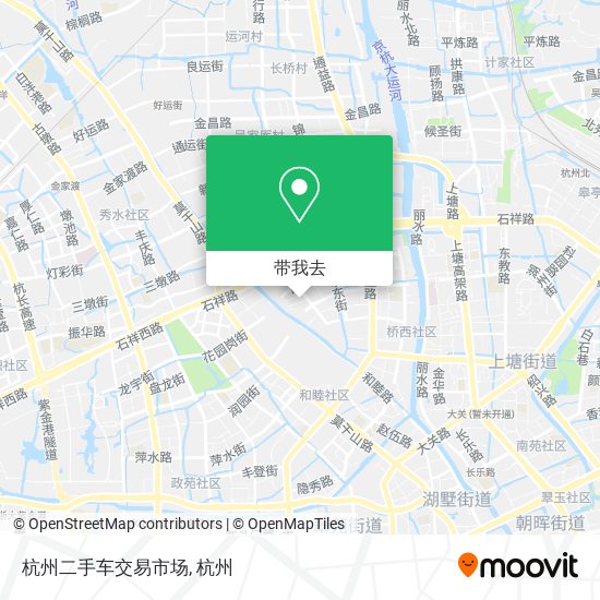 杭州二手车交易市场地图