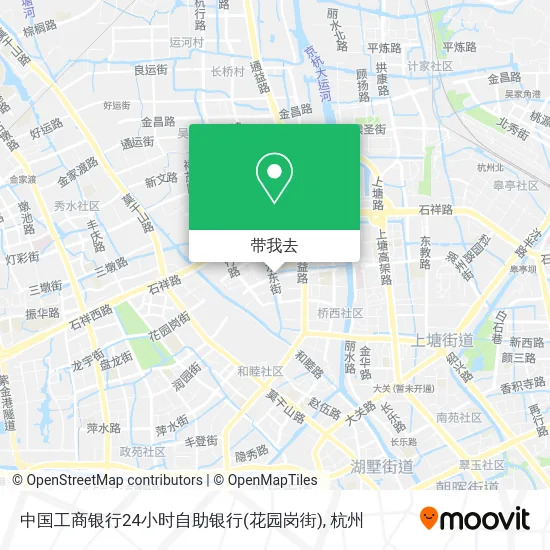 中国工商银行24小时自助银行(花园岗街)地图