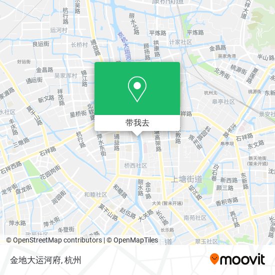 金地大运河府地图