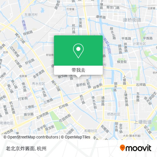 老北京炸酱面地图