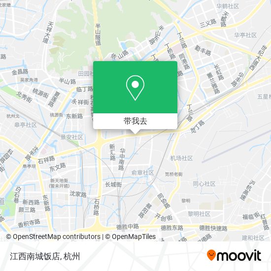 江西南城饭店地图