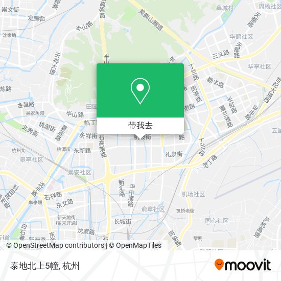泰地北上5幢地图