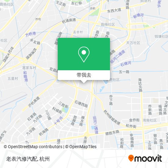 老表汽修汽配地图