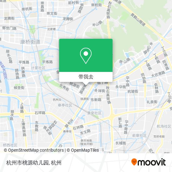 杭州市桃源幼儿园地图