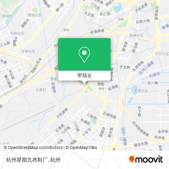 杭州星期九布鞋厂地图