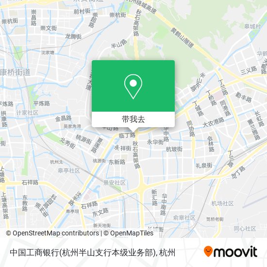 中国工商银行(杭州半山支行本级业务部)地图