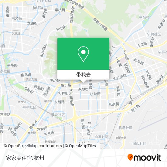 家家美住宿地图