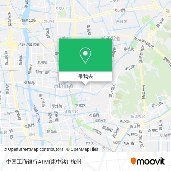 中国工商银行ATM(康中路)地图