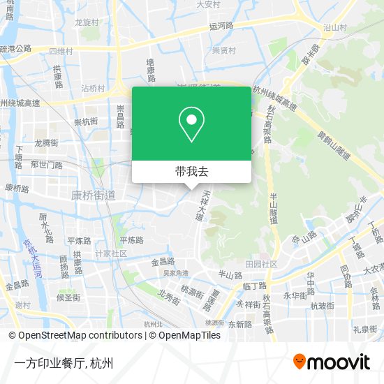 一方印业餐厅地图
