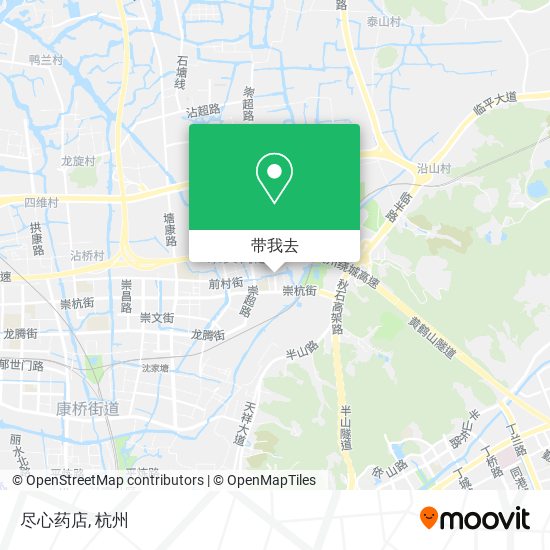 尽心药店地图