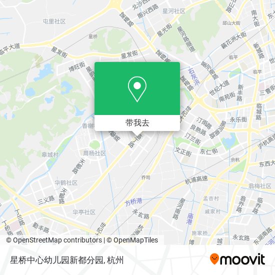 星桥中心幼儿园新都分园地图