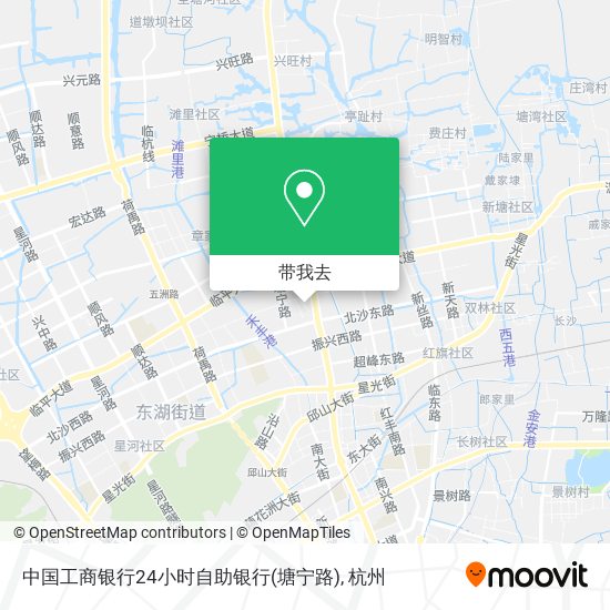 中国工商银行24小时自助银行(塘宁路)地图