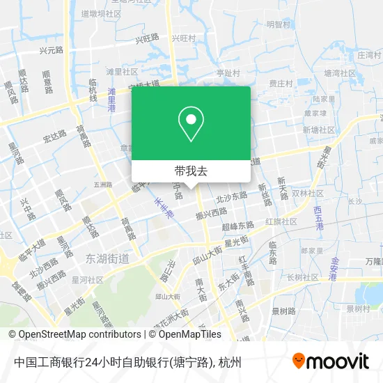 中国工商银行24小时自助银行(塘宁路)地图