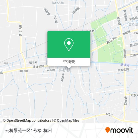 云桥景苑一区1号楼地图