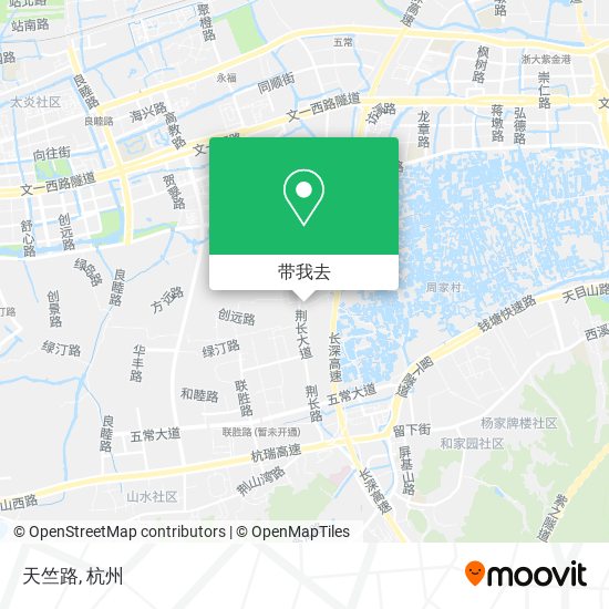 天竺路地图
