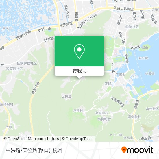中法路/天竺路(路口)地图