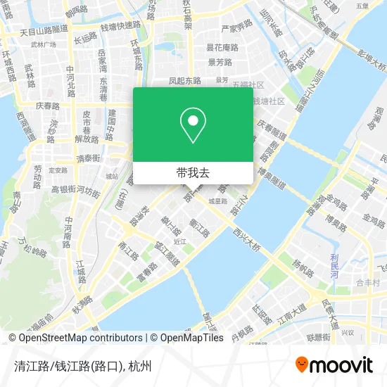 清江路/钱江路(路口)地图