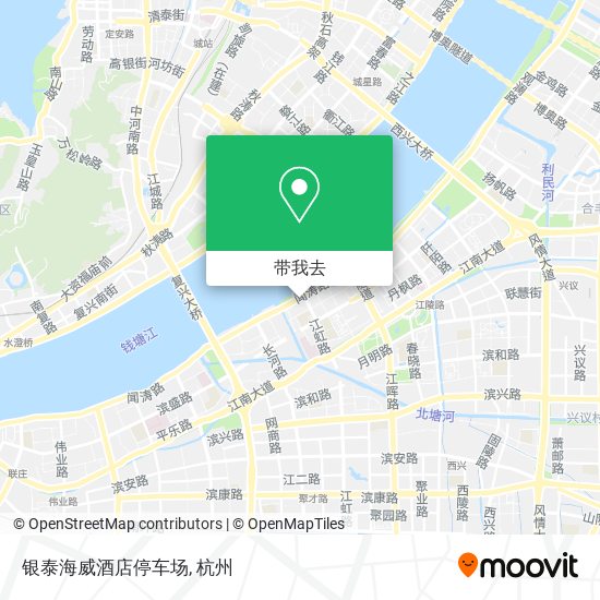 银泰海威酒店停车场地图