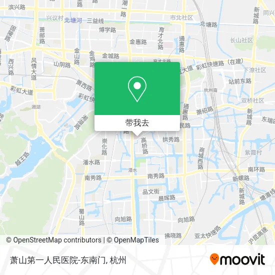 萧山第一人民医院-东南门地图