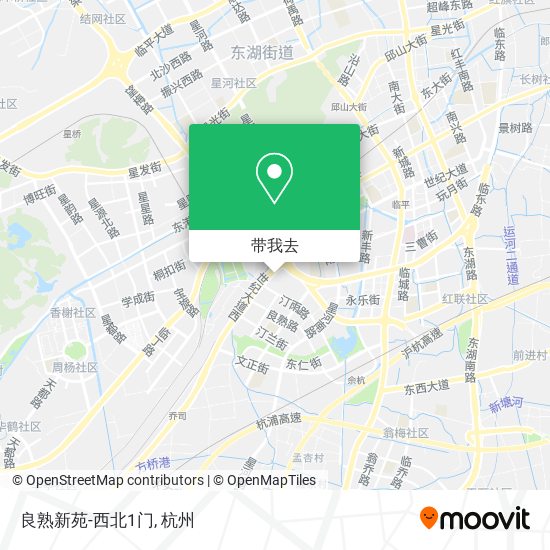 良熟新苑-西北1门地图