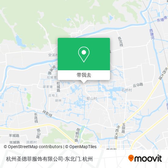 杭州圣德菲服饰有限公司-东北门地图