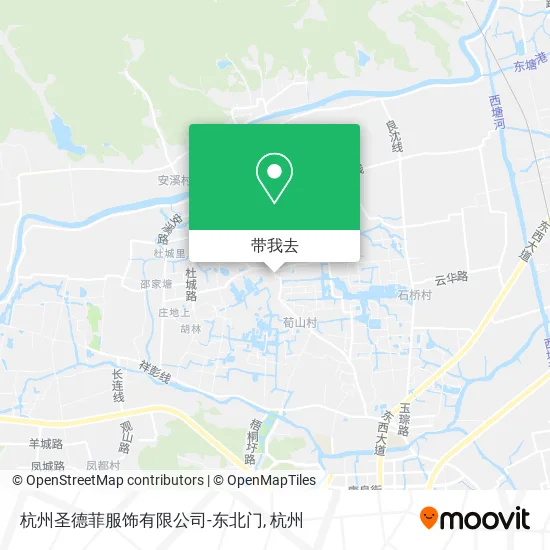 杭州圣德菲服饰有限公司-东北门地图
