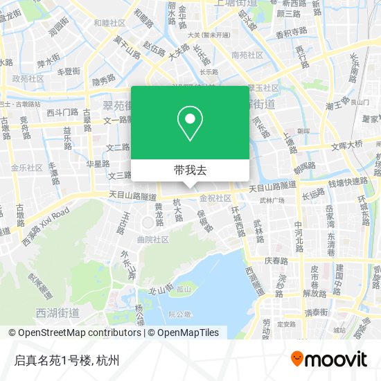 启真名苑1号楼地图