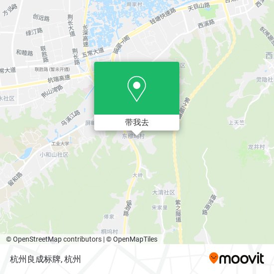 杭州良成标牌地图