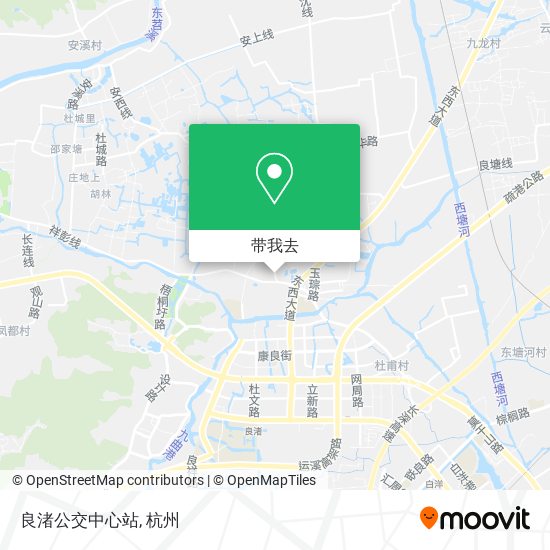 良渚公交中心站地图