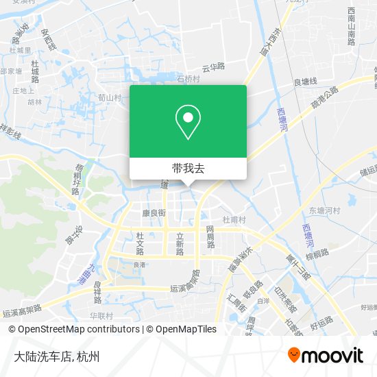 大陆洗车店地图