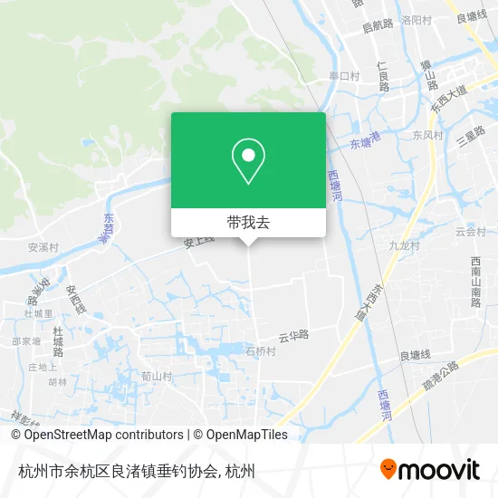 杭州市余杭区良渚镇垂钓协会地图