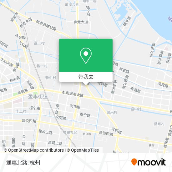 通惠北路地图