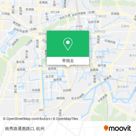 南秀路通惠路口地图