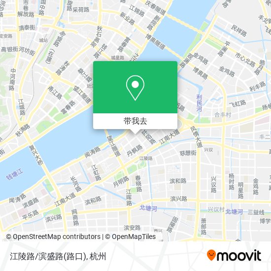 江陵路/滨盛路(路口)地图