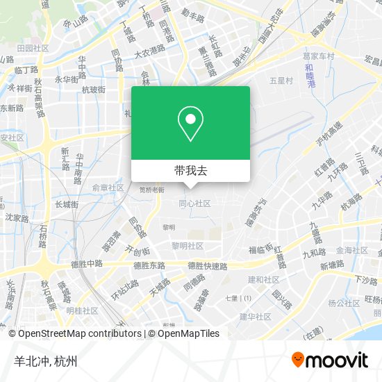羊北冲地图