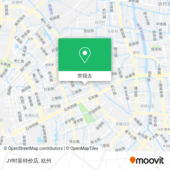 JY时装特价店地图
