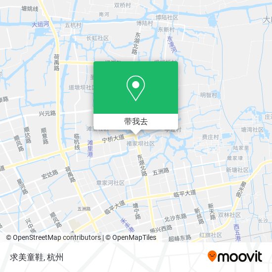 求美童鞋地图