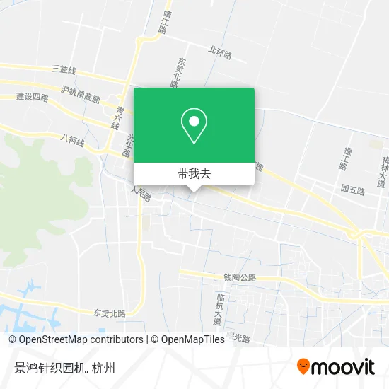 景鸿针织园机地图