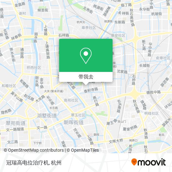 冠瑞高电位治疗机地图