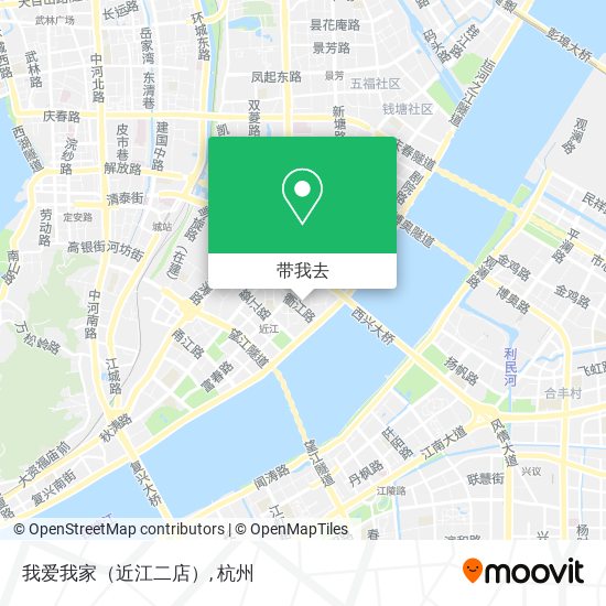 我爱我家（近江二店）地图