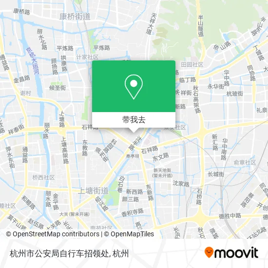 杭州市公安局自行车招领处地图