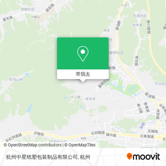 杭州中星纸塑包装制品有限公司地图