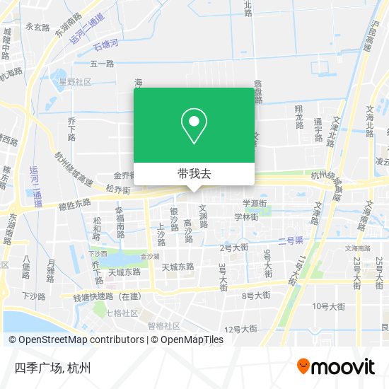 四季广场地图