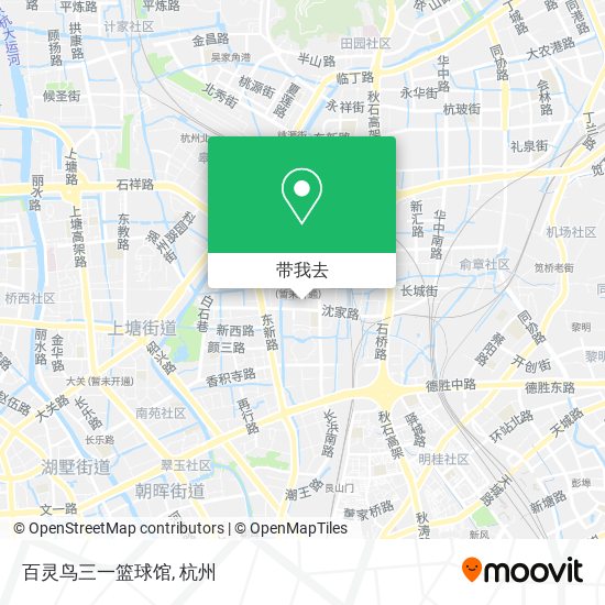 百灵鸟三一篮球馆地图