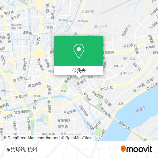 东赞球馆地图