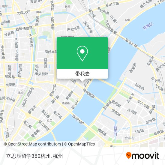 立思辰留学360杭州地图