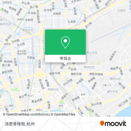 清楚香辣馆地图